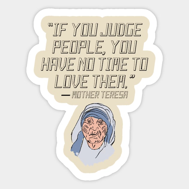 quote mother teresa Sticker by AshleyMcDonald